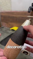Dispenser Sabonete Líquido Detergente Cerâmica 370ml Bico Aplicador Banheiro