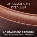 Kit com 10 Vasos Meia Lua de Parede 5L com Instalação Fácil