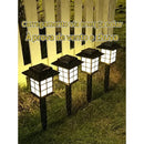 Luminária Solar Espeto Jardim Led Cazinha | Kit 2/4 /6 Unidades À Prova D'água Decoração Externa
