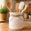 Porta Utensílios Cozinha Porta Talheres Bancada Organizador Moderno Decoração Resistente Redondo