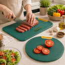 Tábuas de Corte Cozinha Profissional BPA Free Redonda e Retangular com Alça Integrada