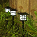 Luminária Solar Espeto Jardim Led Cazinha | Kit 2/4 /6 Unidades À Prova D'água Decoração Externa