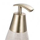 Dispenser Sabonete Líquido Detergente Cerâmica 370ml Bico Aplicador Banheiro