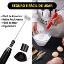 Mini Mixer Misturador Bebidas Ovos Portátil Elétrico Bateria 008