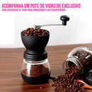 Moedor de Café C/ Manivela Giratória Moagens Ajustável P/ Moer Grãos Profissional - Unitermi