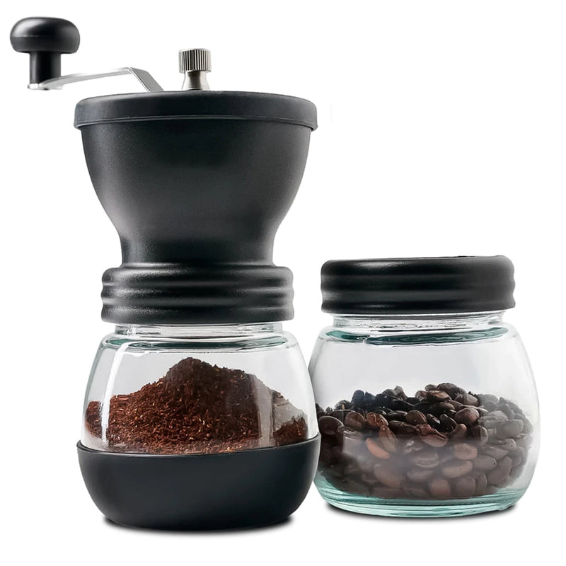 Moedor de Café C/ Manivela Giratória Moagens Ajustável P/ Moer Grãos Profissional - Unitermi