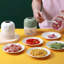 Mini Processador Triturador Sem Fio Elétrico 250ML De Alimentos Para Legumes Alho