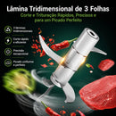 Mini Processador Triturador Sem Fio Elétrico 250ML De Alimentos Para Legumes Alho